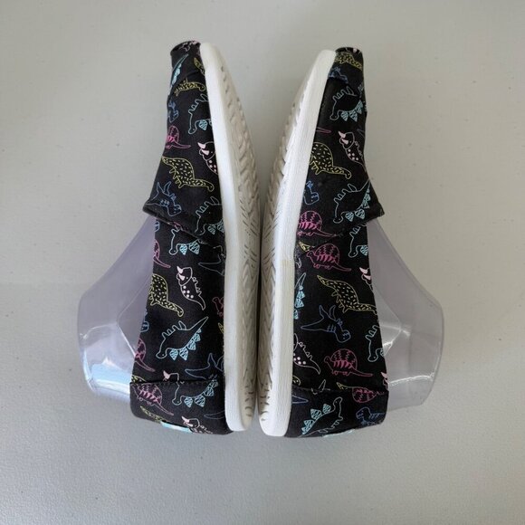 Toms Black Dinosaur Print Flats - Picture 6 of 8